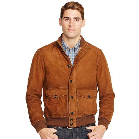 ralph lauren suede jacket